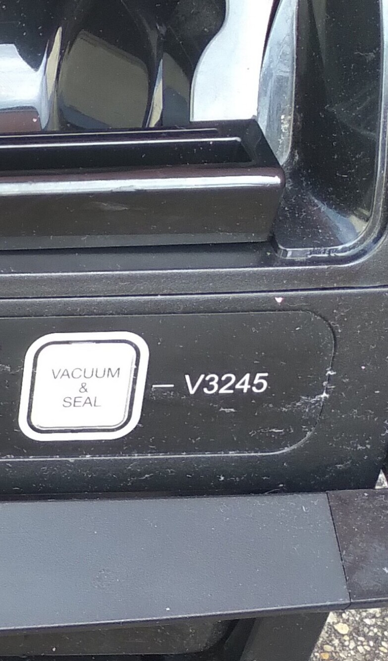 V3245 FoodSaver Black Vacuum Sealer with Seal and Speed Controls